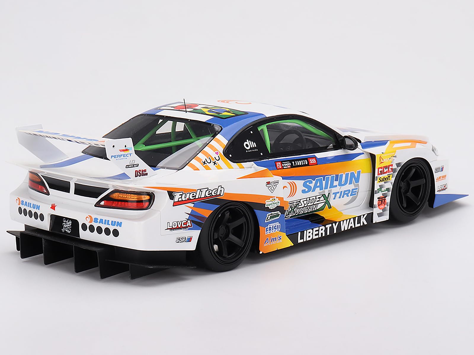 Amazon.com: LB-Super Silhouette S15 Silvia #555 Yukio Fausto