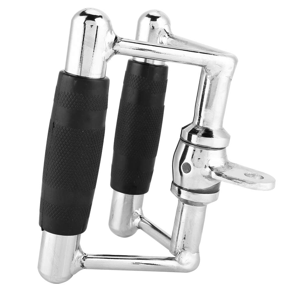 Yagosodee Triangular Pull Up Bar for Home Workout Gym Exercise Triceps Rope with Non-Slip Rubber Handle