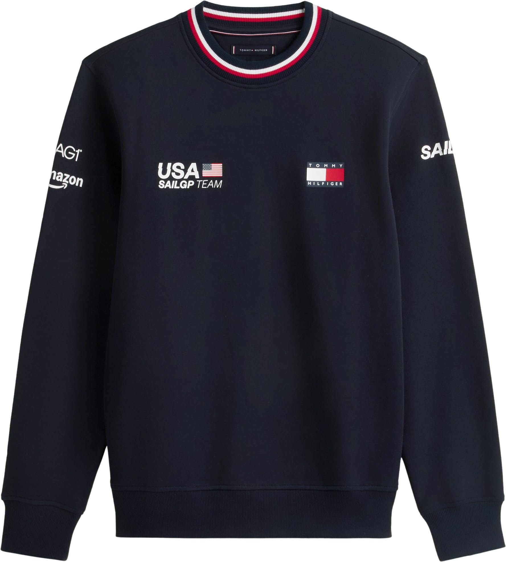 Tommy Hilfiger Us Sailgp Replica Crewneck Mw0mw44685 Felpa Pullover Uomo