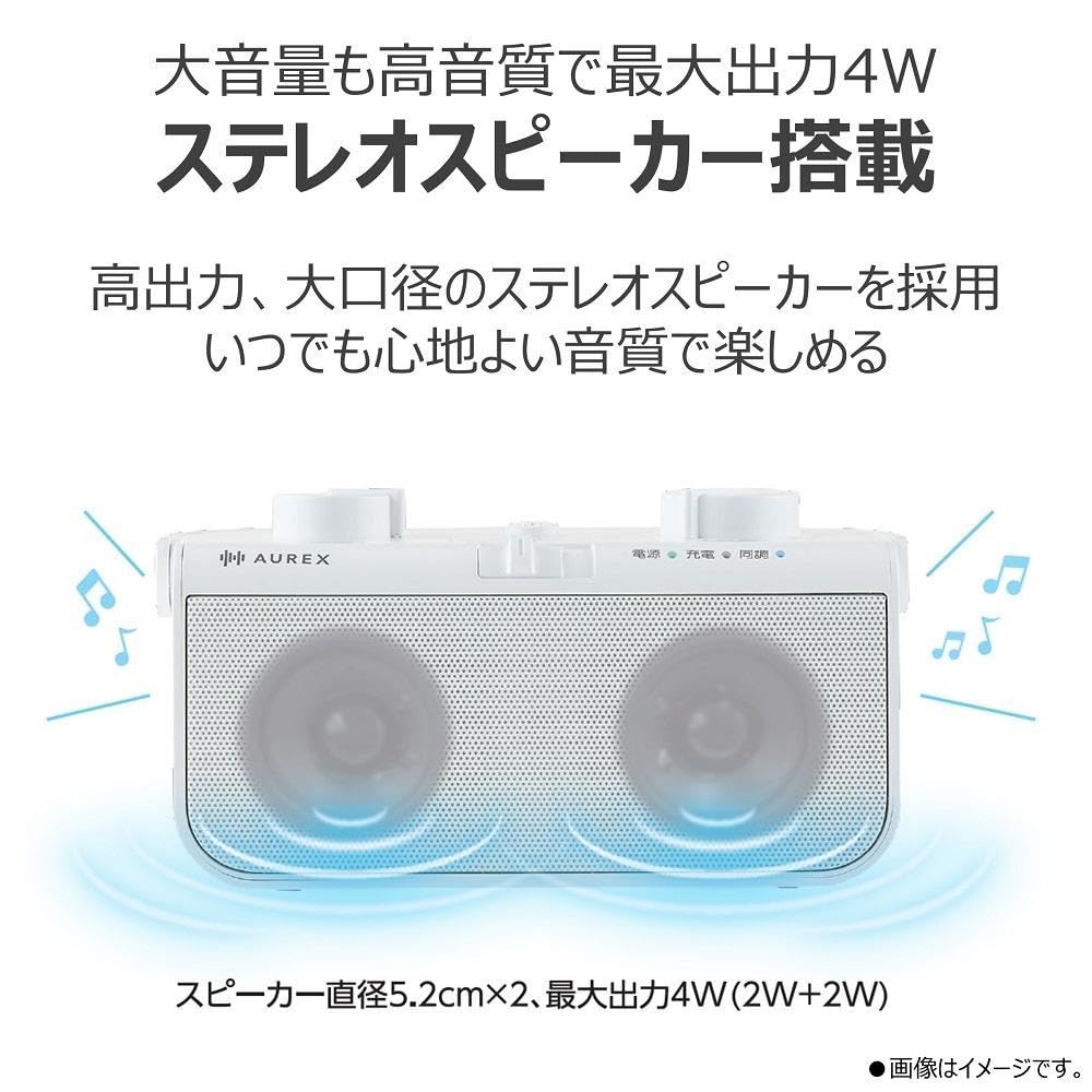 Amazon.co.jp: AUREX テレビ用ワイヤレススピーカー TY-WSD20(W