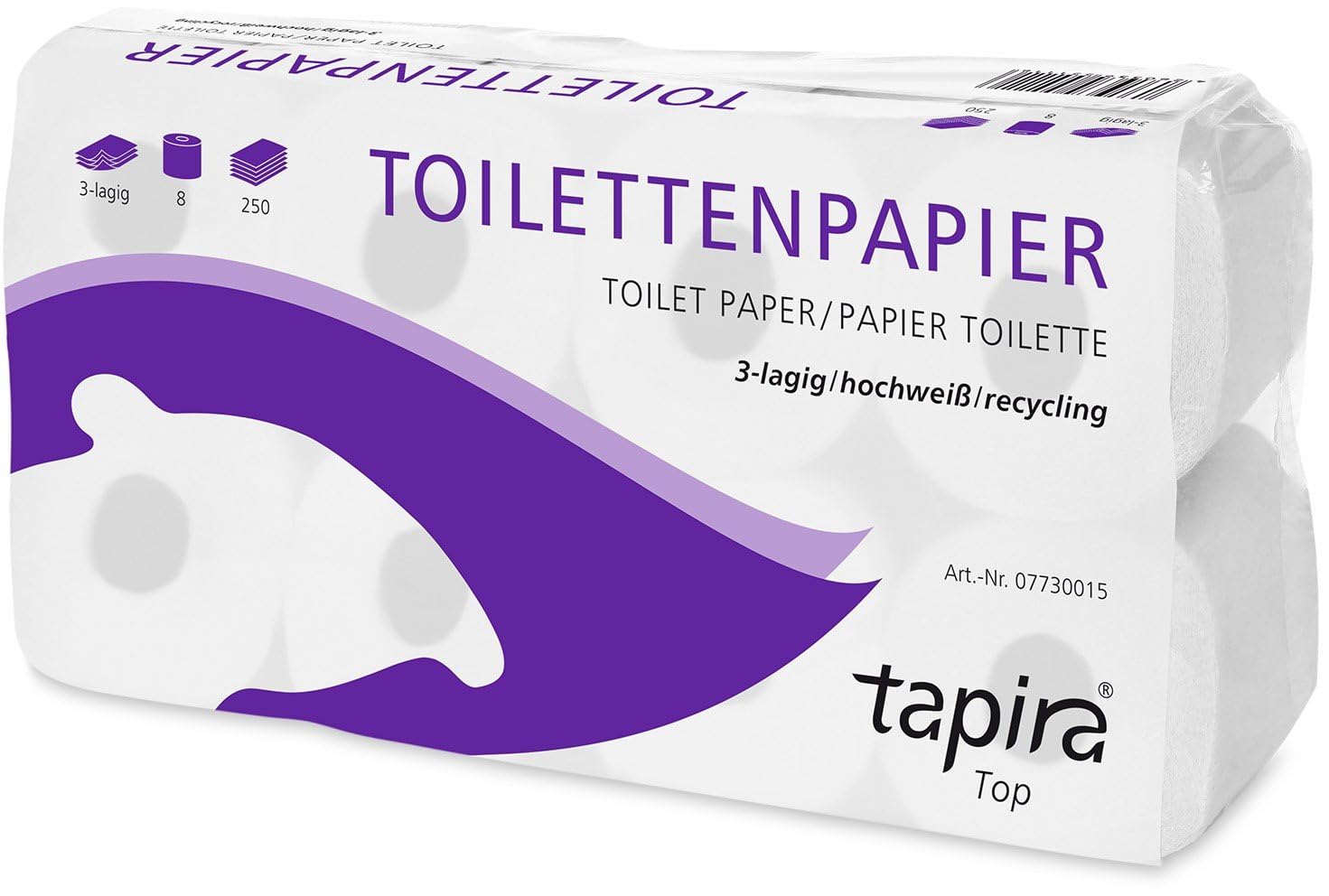 Top papier toaletowy 3-warstwowy biały 72 rolki