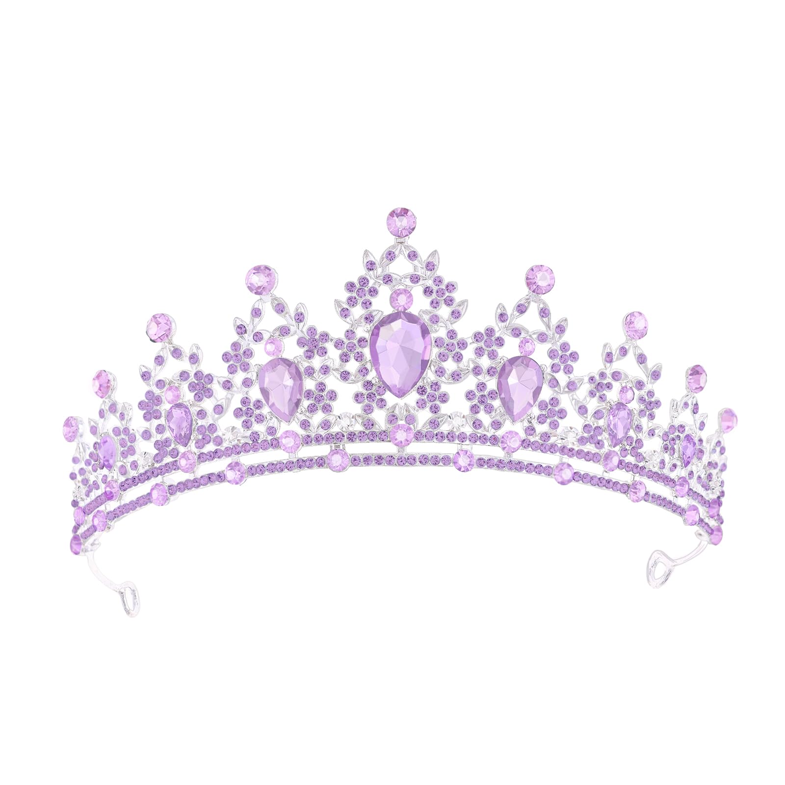 Princess Tiara and Crown for Women Wedding Tiaras for Bridal girls Tiaras and Crystal Crowns Rhinestone Headband Metal Hair Accessories for Costume