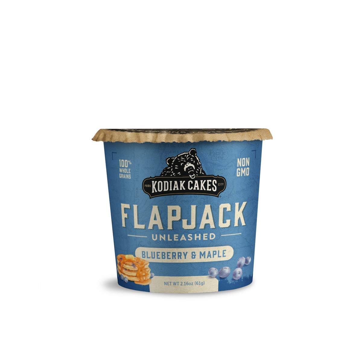 Unleashed Flapjack On the Go Baking Mix, Blueberry and Maple, 2.18 Ounce