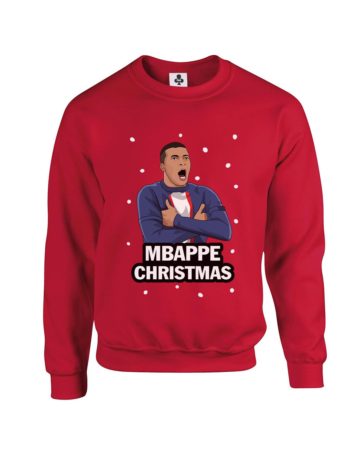 Taylor Brown Unisex Red Mbappe Christmas Xmas Winter Festive Footy Football Novelty Funny Adults Sweatshirt Jumper