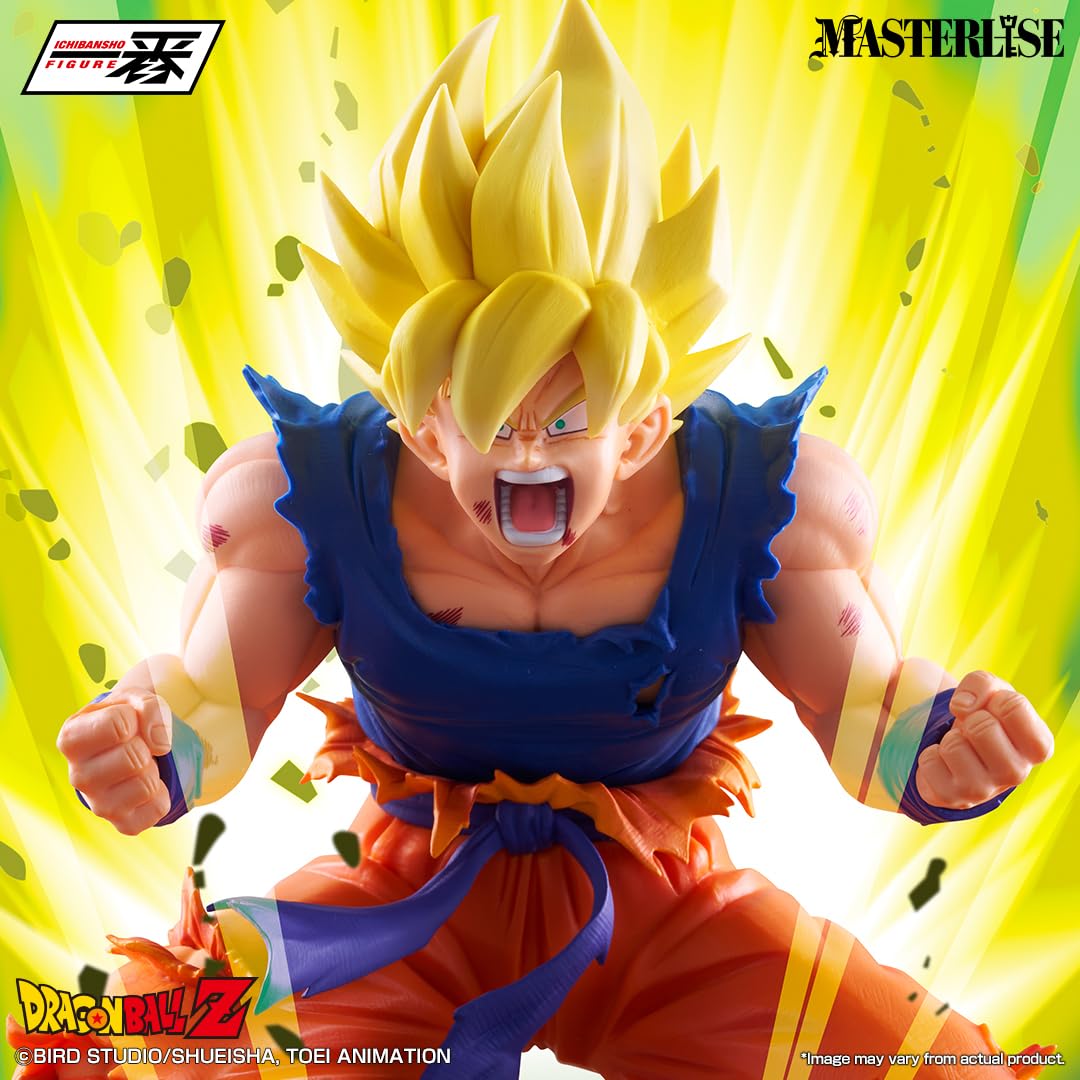 Ichibansho Figura Goku Super Saiyan Dragon Ball Z - Battle of The Super Saiyan - Masterlise 19cm IS69036 Multicolor - Figura Coleccionable - Ideal para los Fanaticos del Anime
