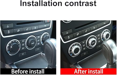 Miniatura 2 de YIWANG - 3 pomos cromados de volumen y aire acondicionado para Land Rover Freelander 2 2006-2012