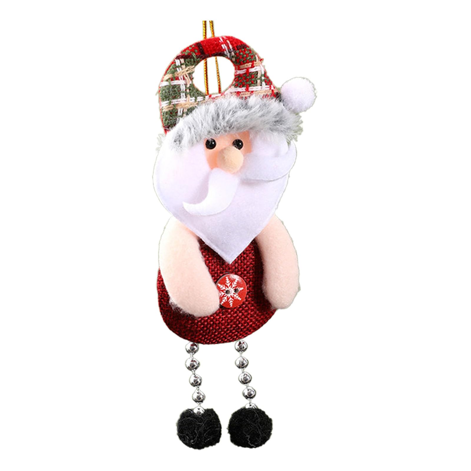 Lerpwige Handmade Christmas Figurines Santa/Snowman/Deer/Bear Nonwoven Fabric Decor For Terrariums Gardens & Tabletop Scenes Nonwoven Fabric Santa/snowman/deer/bear Party Supplies