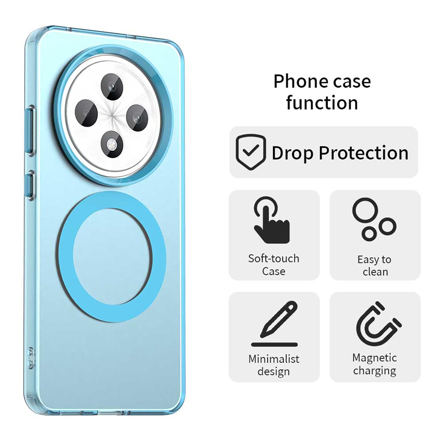 Xiltlly Cover per OPPO Reno 12 FS(5G/4G)/OPPO Reno 12F(5G/4G) 6.67, Trasparente Custodia Antiurto Silicone Ultra Sottile Morbido, Bumper Resistente Anti-Graffio Sottile Morbida TPU Protettiva Case