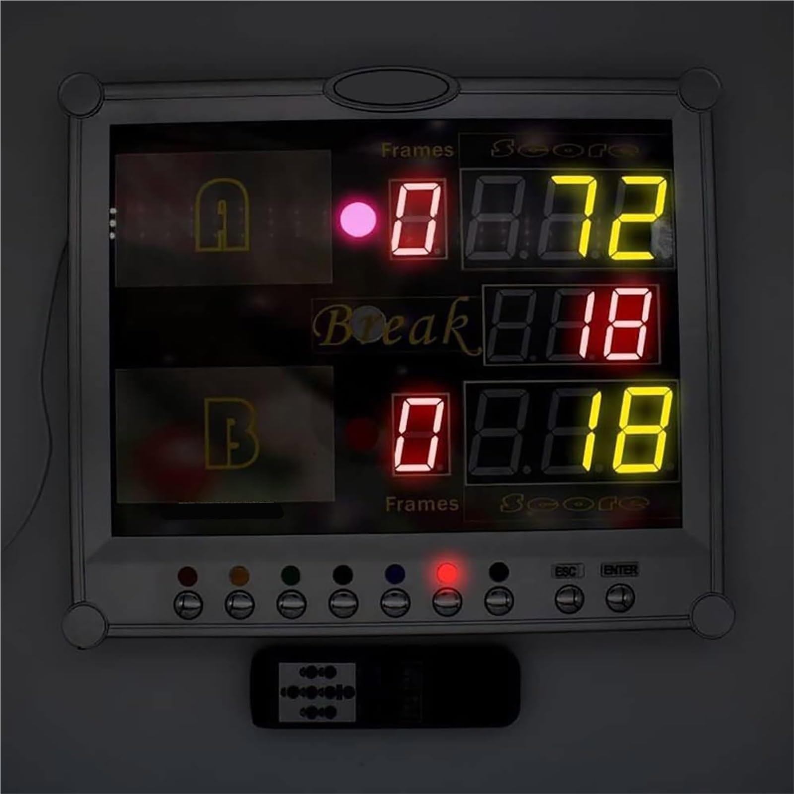 Elektroniczna Tablica Wyników Snooker, Punktacja 0-199, Stołów Bilardowych
