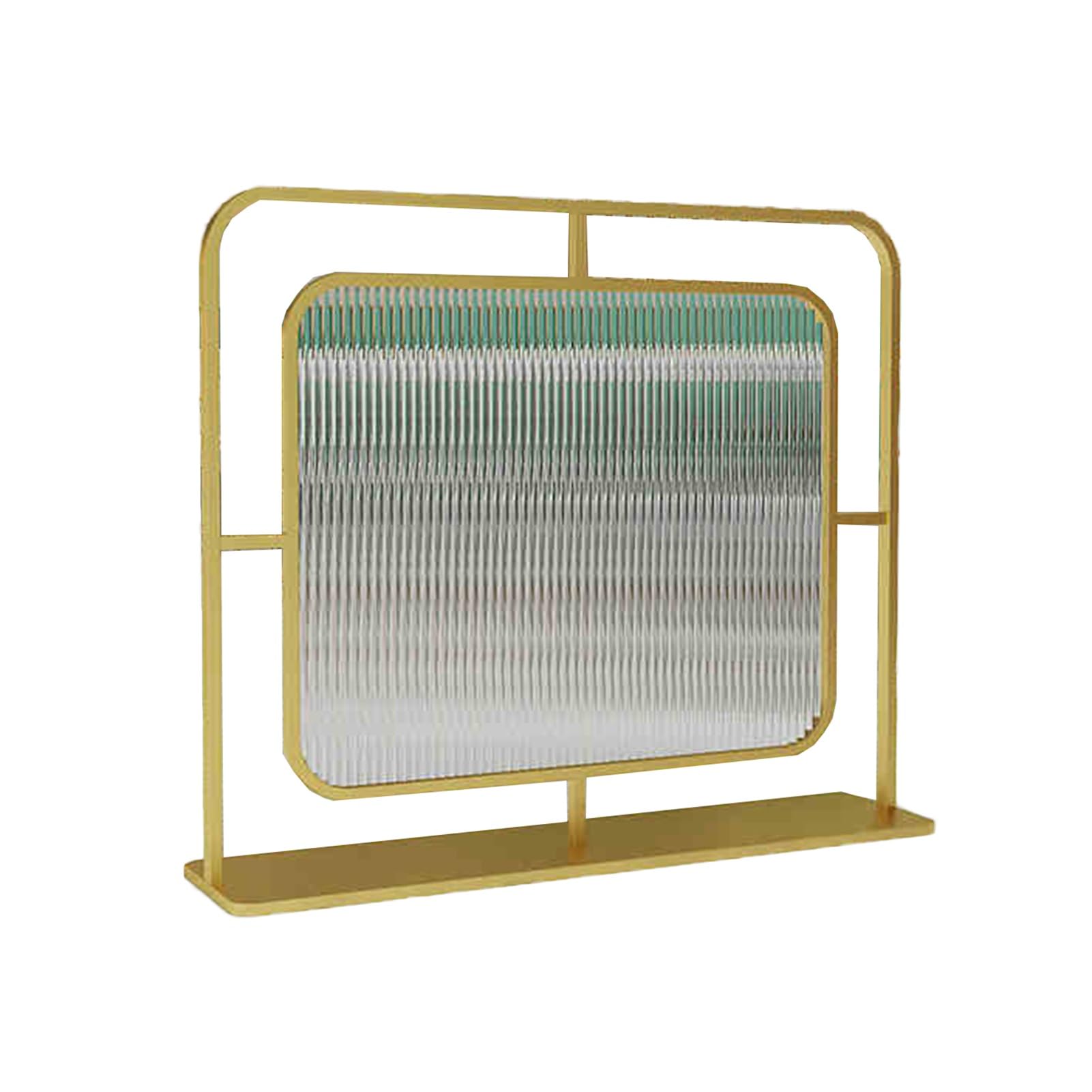 MSHGSKU Office Privacy Divider Panels with Translucent Glass for Dining Areas and Desks, Commercial Countertop Privacy Solutions