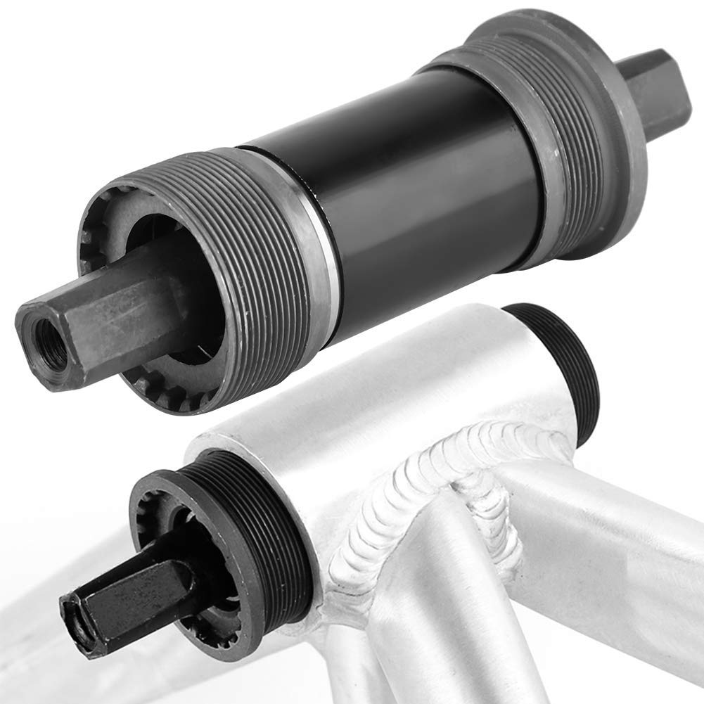 VGEBY1 dolny uchwyt rowerowy, kwadratowy oś otworu rowerowego, otwór w rozmiarze 5 do akcesoriów rowerowych 68 mm