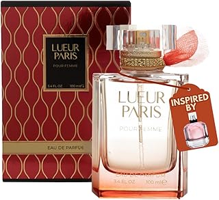 Lueur Paris Pour Femme Womens Perfume - INSPIRED by A WORLD RENOWED WOMEN'S PERFUME - Fruity, Floral, Patchouli, Sweet, Citrus, White Musk - 3.4 fl oz / 100 ml