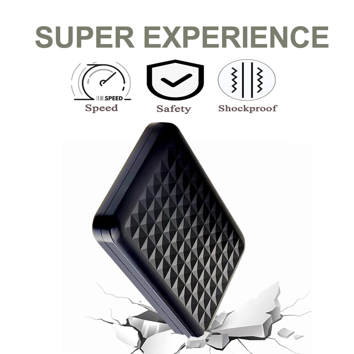 Disco duro externo portátil ultradelgado de 250 GB, almacenamiento USB 3.0 HDD de 2.5 pulgadas para PC, Mac, portátil, PS4, PS5, Xbox One