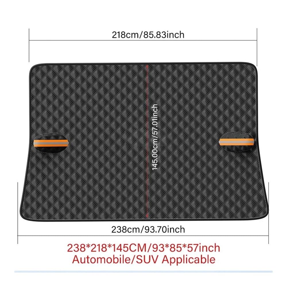 Housse de Protection pour Pare-Brise Demi-Couverture De Voiture Anti-Neige Imperméable Pare-Brise Protection Solaire d'hiver Protection Extérieure pour Véhicule Protection Pare Brise Hiver