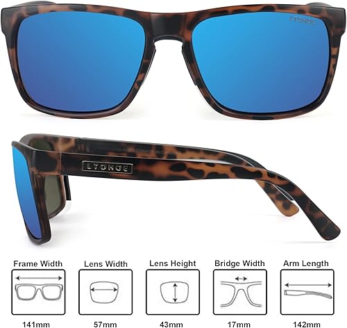 Miniatura 2 de LTOHOE Gafas de sol polarizadas para mujer y hombre, protección UV, lentes de sol para hombre de sol para mujer