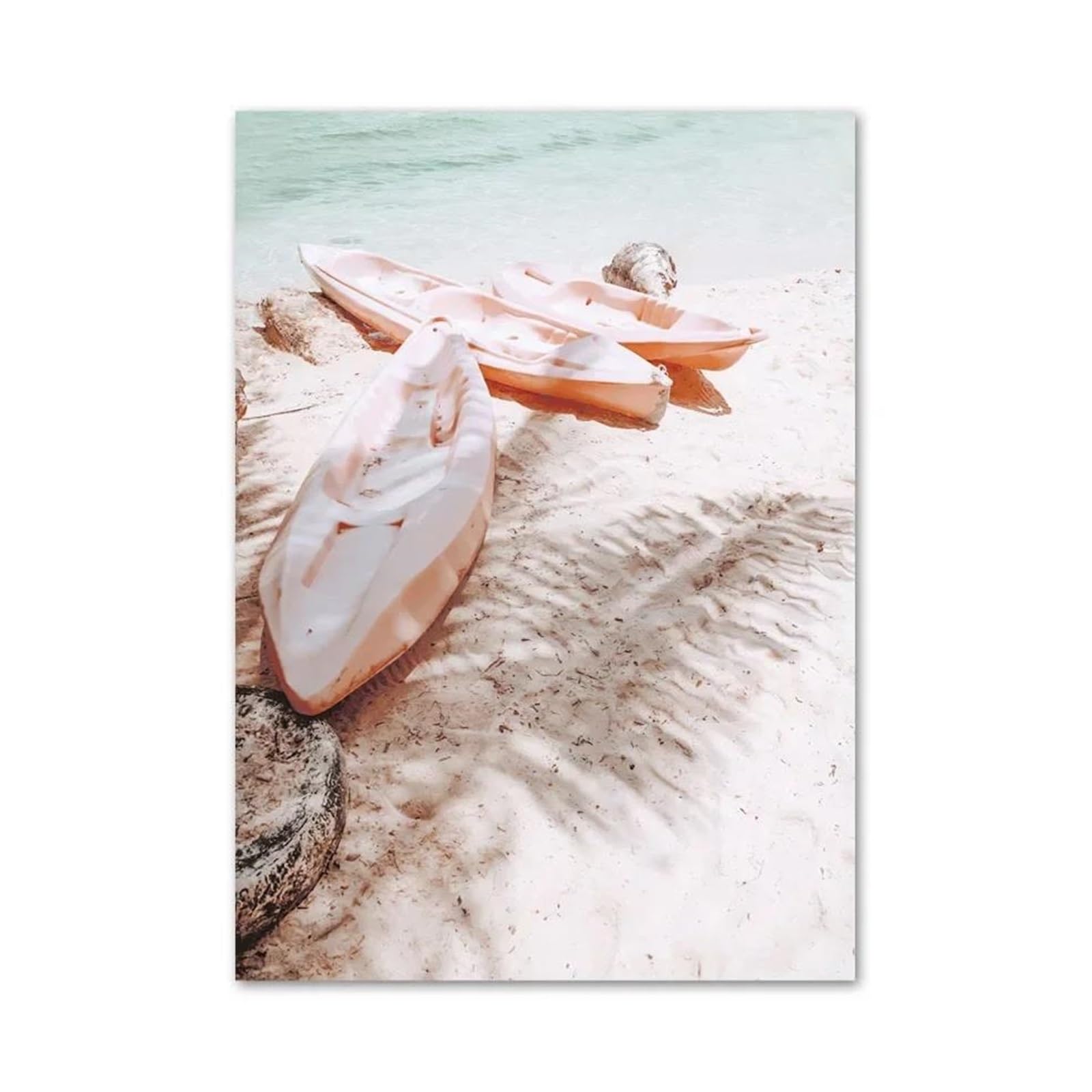 BYAMBD Aesthetic Pictures Fashion Landscape Summer Coastal Ocean Surf Wall Art Aesthetics Print Canvas Painting Posters For Living Room Modern Home Decor(C,50x70cm)