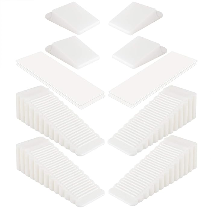 Buy White Door Stoppers, Enpoint 4pcs Security Door Stops with Door