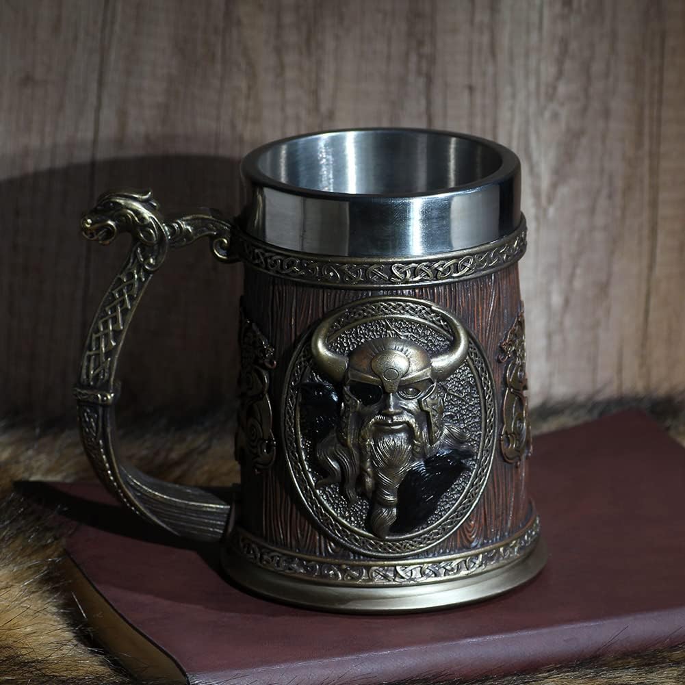 Stainless Steel Skull Mug Viking Drinking Cup Skeleton Resin Beer 36 612zu9ieUML. AC SL1001