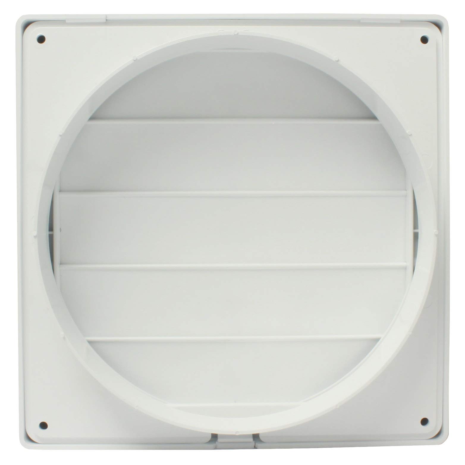 Bocchetta Ventilazione Con Lamelle Mobili - Bianco, Ø 150 Mm, Per Interni/Esterni, T79 - Foto 7