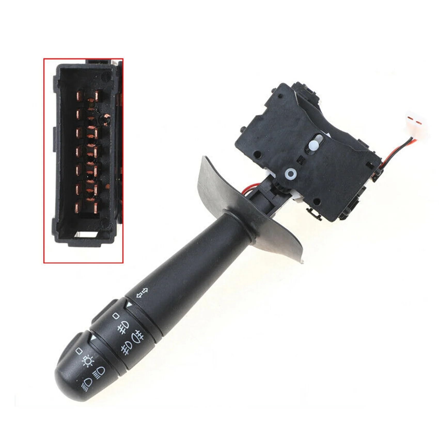 Para Clio II columna dirección indicador luz interruptor tallo 7701048957 mando de control de crucero