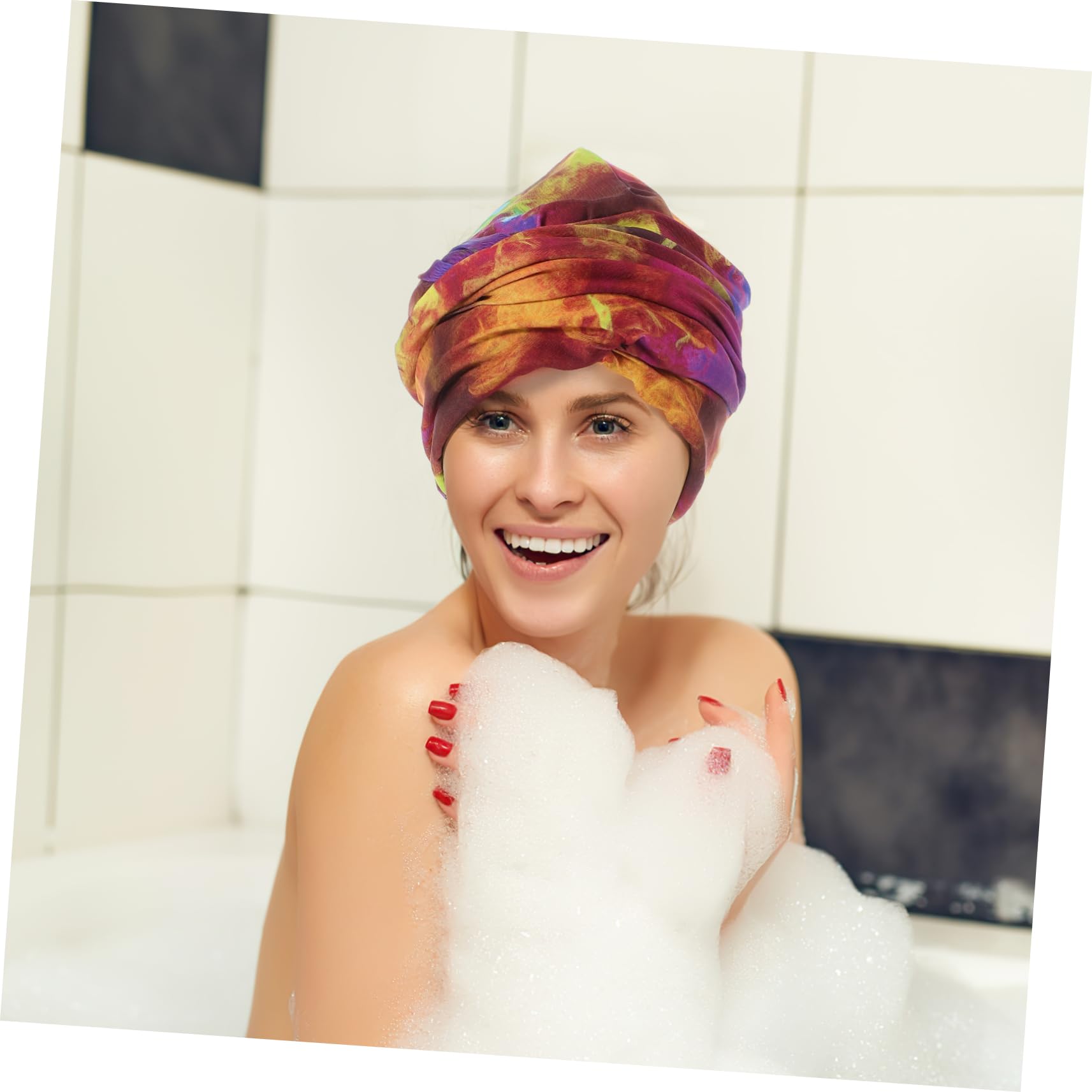 TOYANDONA Silicone per Donne e Antiscivolo per Lunghi Dreadlocks e Alta Elasticità e Comfort