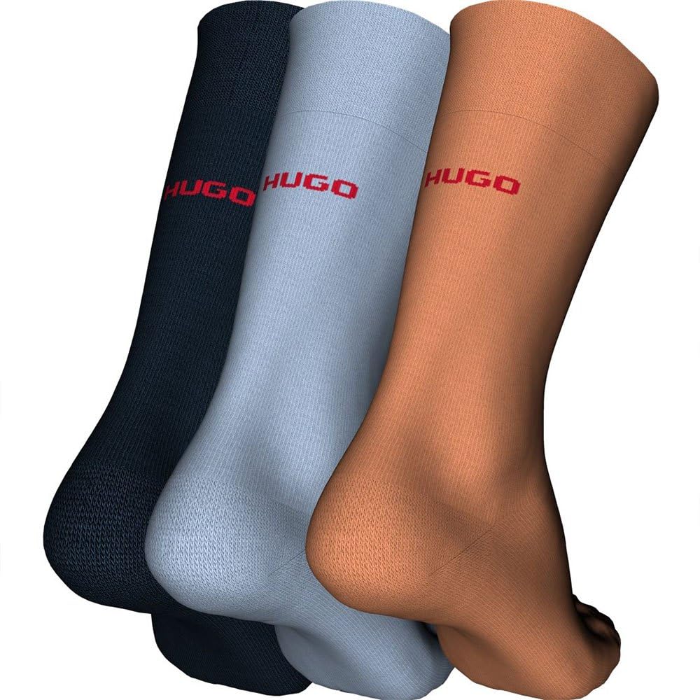 HUGO Herren 3P Rs Uni Colors Cc Regular Socks, Open Miscellaneous966, 39-42