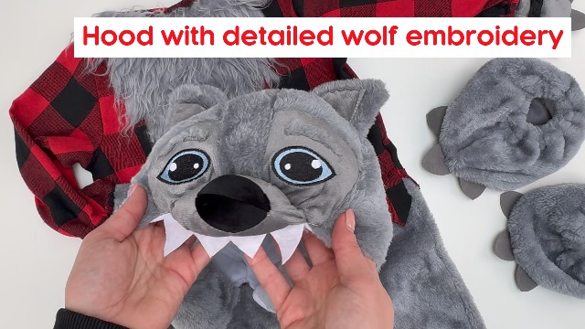 Disfraz de hombre lobo para bebé - talla 6-12 meses miniatura 5