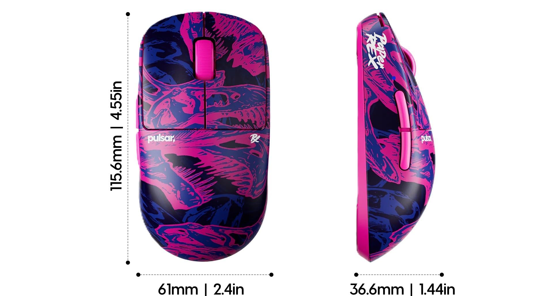 Amazon | Pulsar Gaming Gears X2 Crazylight サイズ ミニワイヤレス
