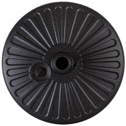 SNAIL 20-inch 50 lbs Sand Fillable Plastic Market Patio Umbrella Base, Umbrella Weights Stand for 6' to 8' Table Umbrella, Black - Thumbnail 6