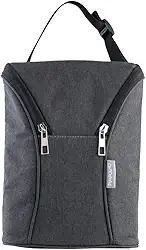 Bolsa Térmica Porta Mamadeiras para Bebê Preto - Pimpolho Cor:Preto