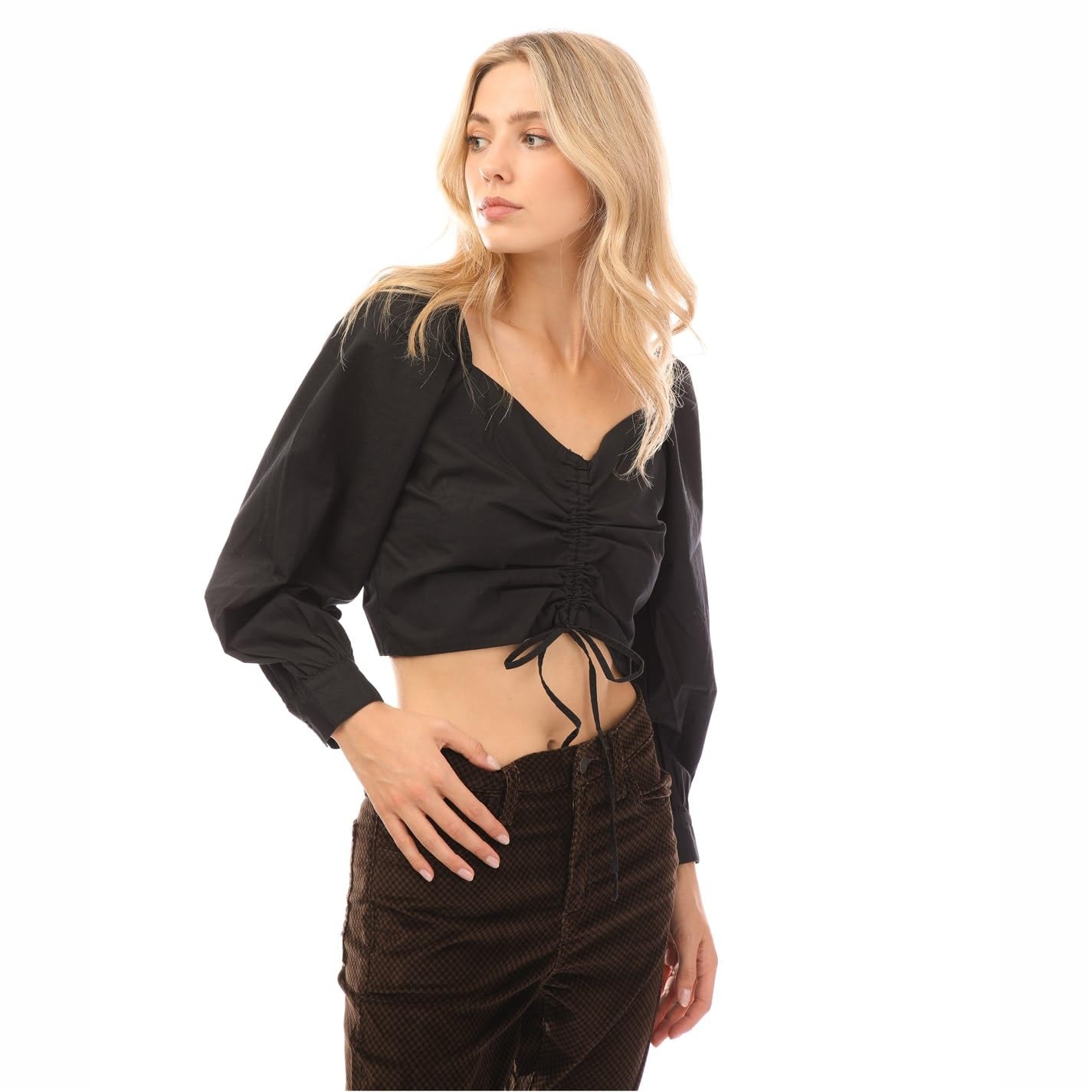Levi's Women's Devin Blouse, Caviar, S
