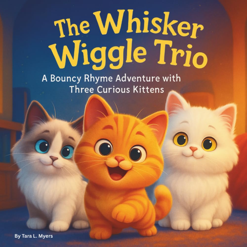 The Whisker Wiggle Trio: Children's Storybooks| A Bouncy Rhyme Adventure with Three Curious Kittens| Animals| Cats| Kittens| Nursery Rhyme| Adventure| ... 30 Pages| Size 8.5 x 8.5 (Childrens Books)