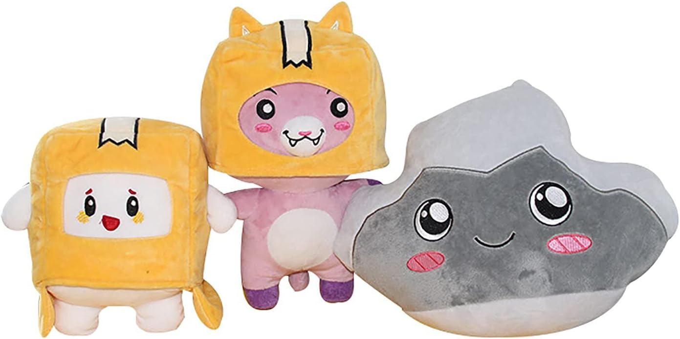 SB Goods 3-Pack Plush, Detachable Plush, Detachable Plush for Fans and Kids