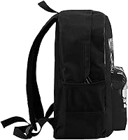 Vista 5 de GuYana Mochila ligera Mochilas Unisex Mochila Moda Casual Bolsa de viaje, Negro -, Mochilas de mochila