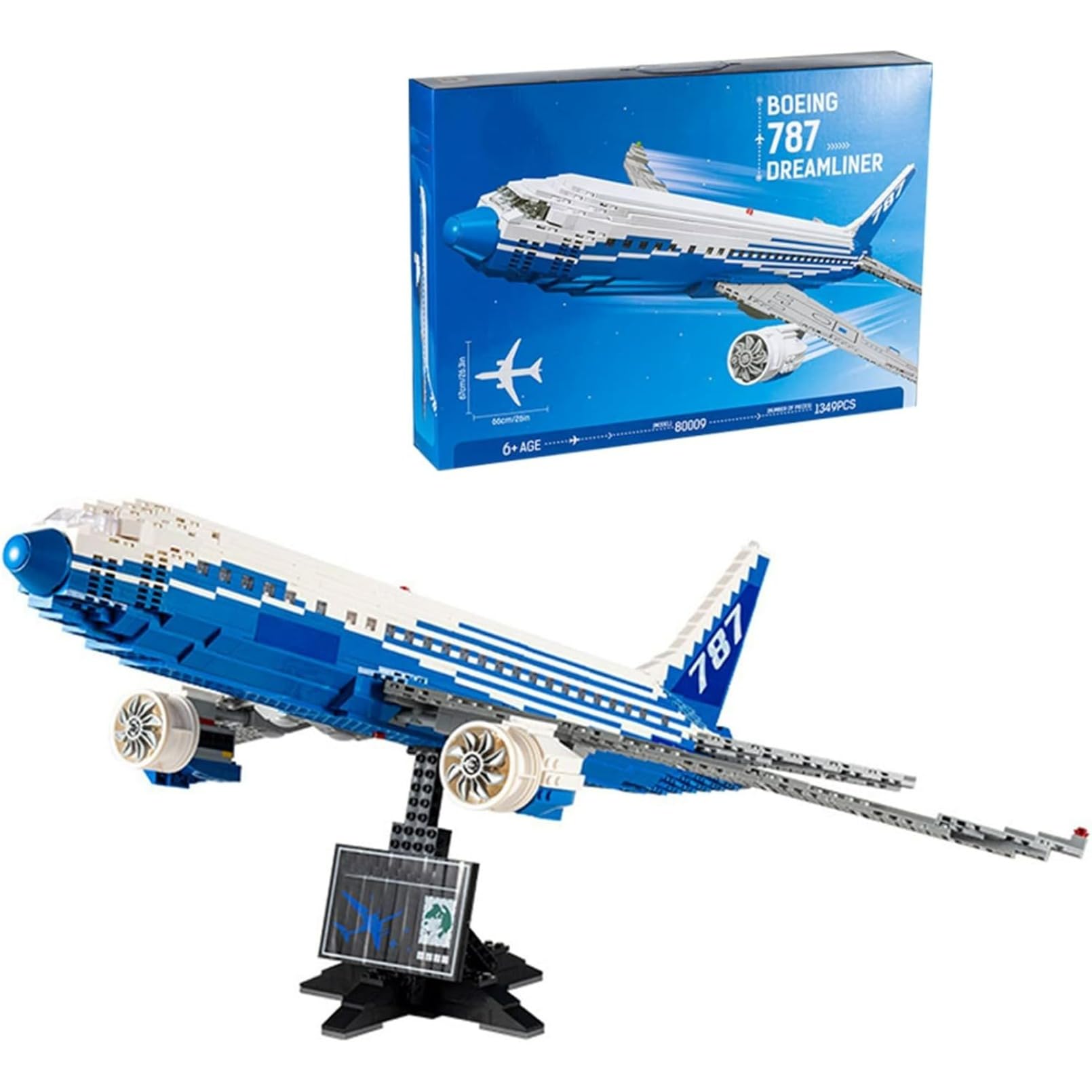 Amazon.co.jp: GOTSAZU 航空シリーズ ボーイング 787 旅客機 