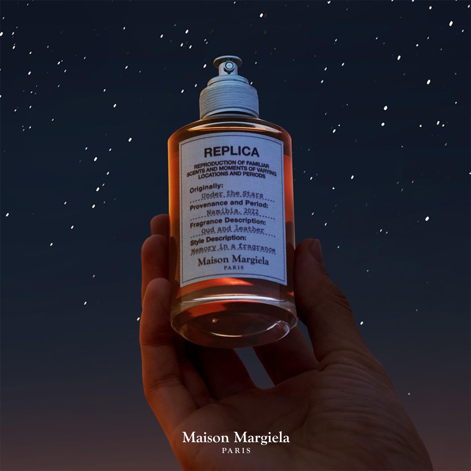 Maison Margiela - Replica - Under the Stars Eau de Toilette - Warm & Spicy Fragrance - With Black Pepper, Cedarwood & Leather Accord