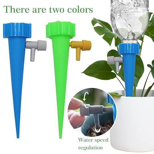 Miniatura 3 de Sistema de riego por goteo, sistema de riego de jardín, 12 piezas, dispositivos de picos de riego automático de vacaciones, kits de riego por goteo