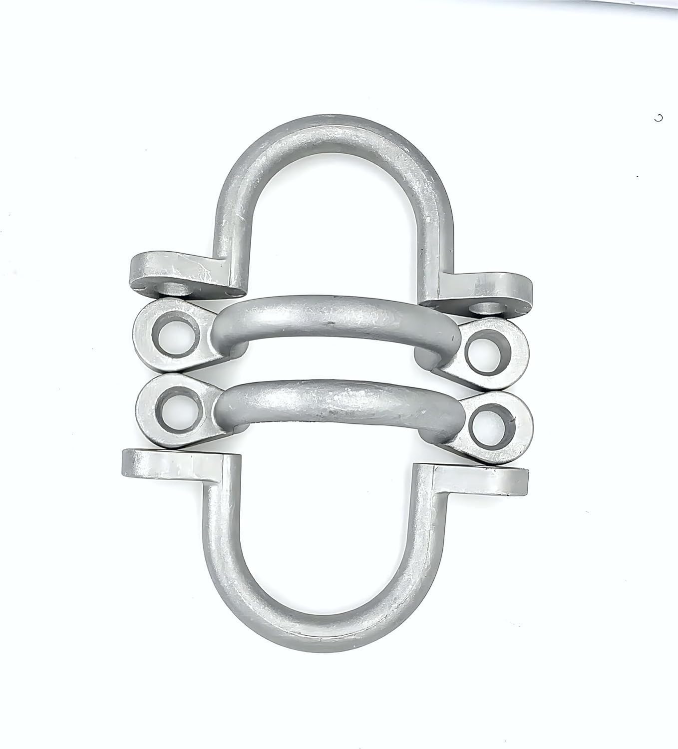 Replace Trailer Tie Loop 2" I.D. Aluminum Bolt-On Lashing Rope Tie Down Ring Horse (4 pc) | Solid aluminum tie loops, easy bolt-on installation for securing ropes and cargo on trailers.