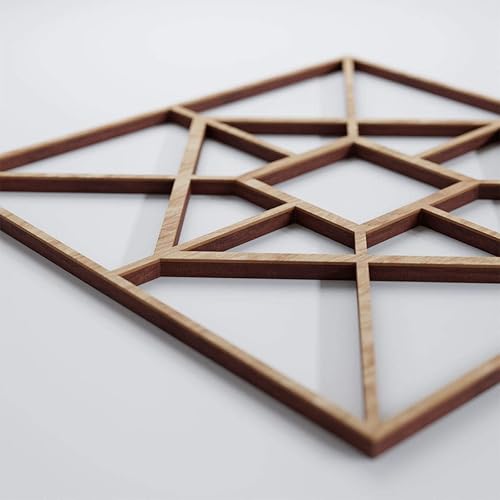 Miniatura 4 de Ekena Millwork WALW08X08X0250JTNRO Jamestown - Paneles decorativos de pared con calado, 7 38 pulgadas de ancho x 7 38 pulgadas de alto x 14 de alto,