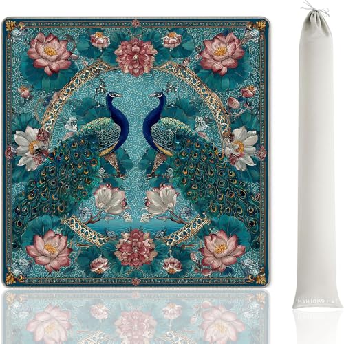 Tapete de Mahjong Chino 33x33 pulgadas con bolsa portátil