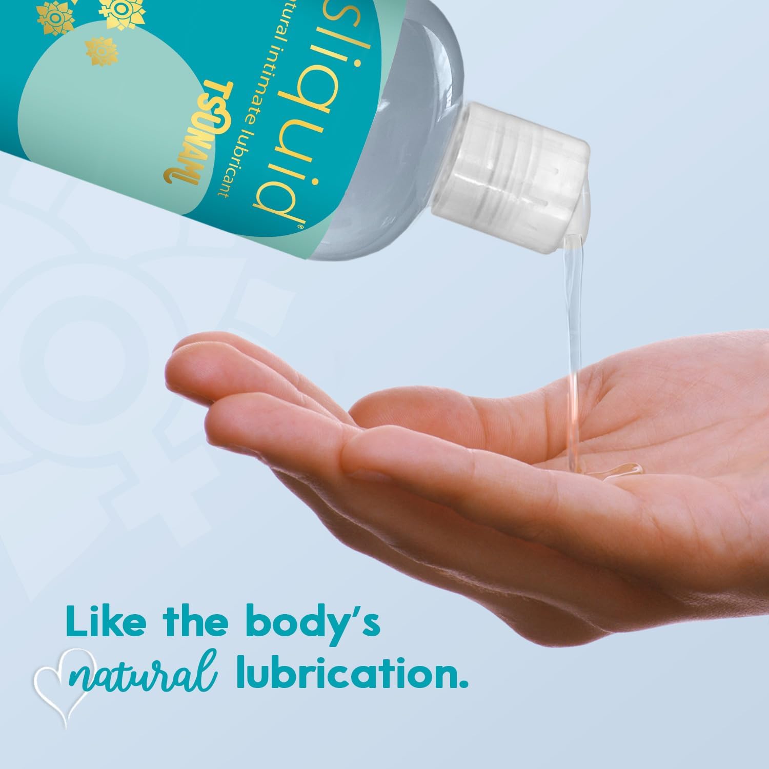 Sliquid Tsunami 2-Pack – Water-Based Lube, Thick Gel Infused with Moisturizing Seaweed Extract, Unscented Personal Lubricant, 8.5 Oz Ea