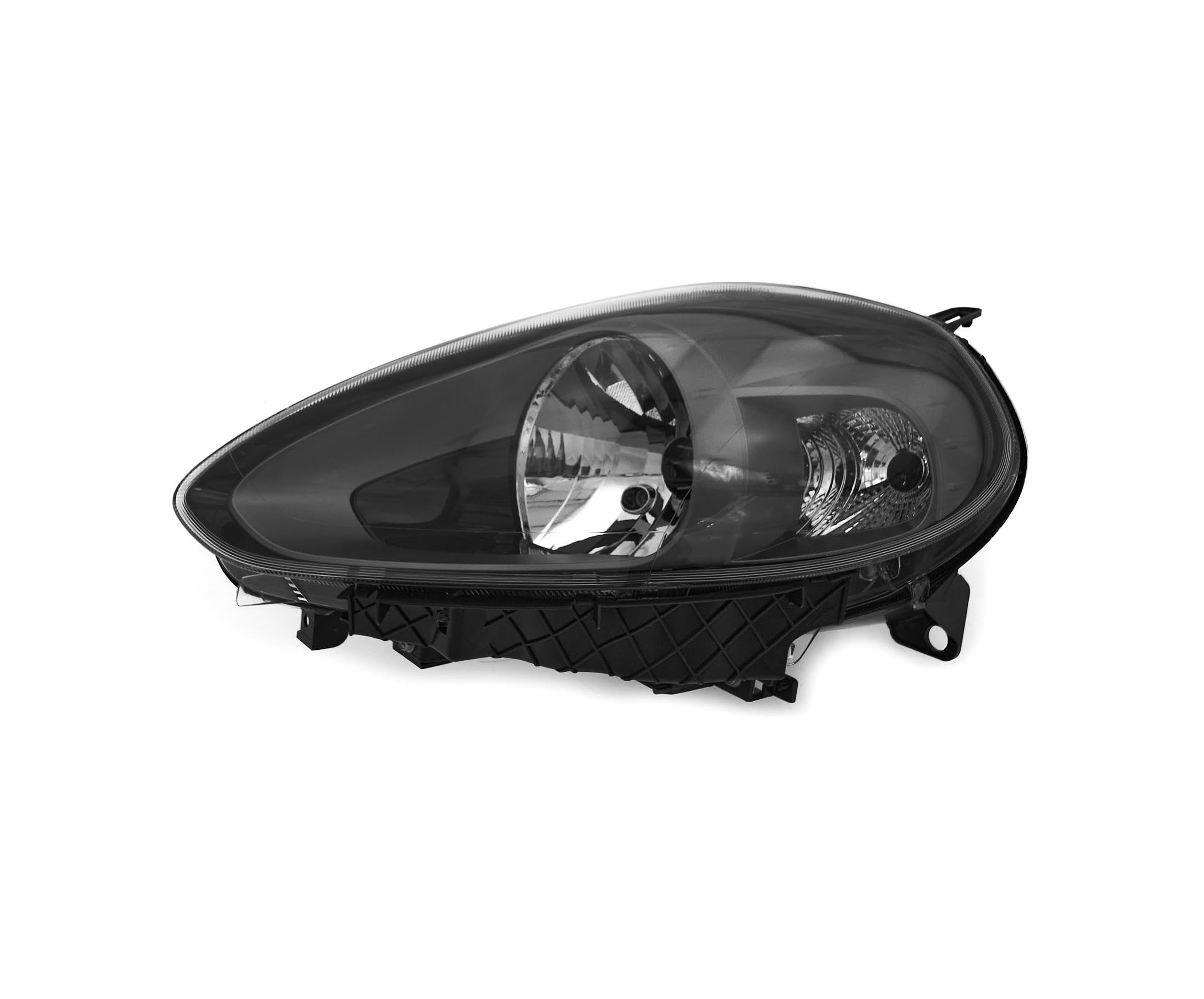 auto Fari anteriori Sinistra 51937144 compatibile per FIAT PUNTO EVO 2009-2012, elettrico, con motore, grigio, H4, P21W, W21W, ECE