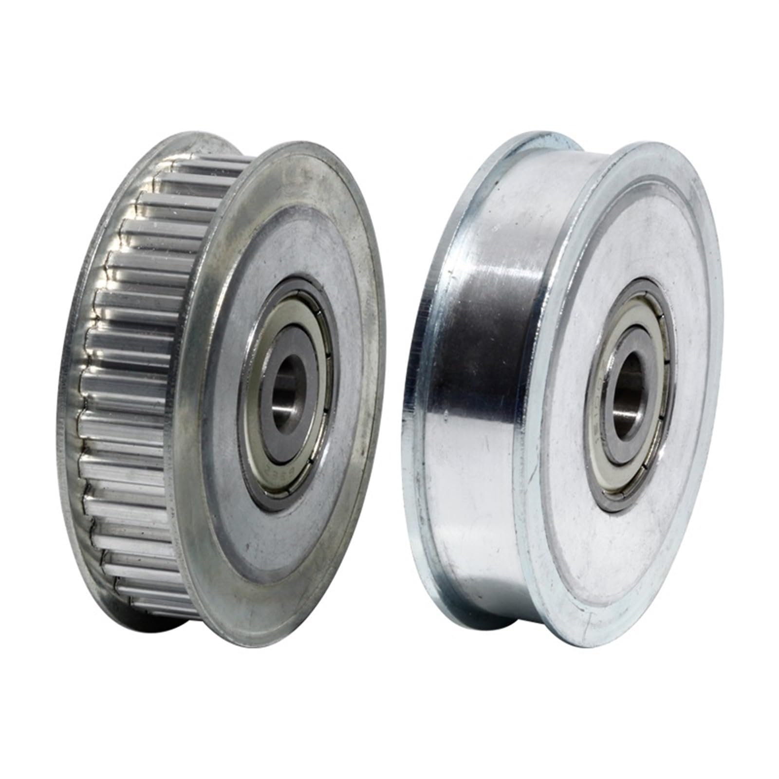 Durable 2pcs XL-35T Idler Pulleys, Transmission Idler Pulley Width 11mm Bore 8/10/12/15mm Aluminum Alloy Bearing Timing Belt Pulley (Size : 12mm, Style : with Teeth)