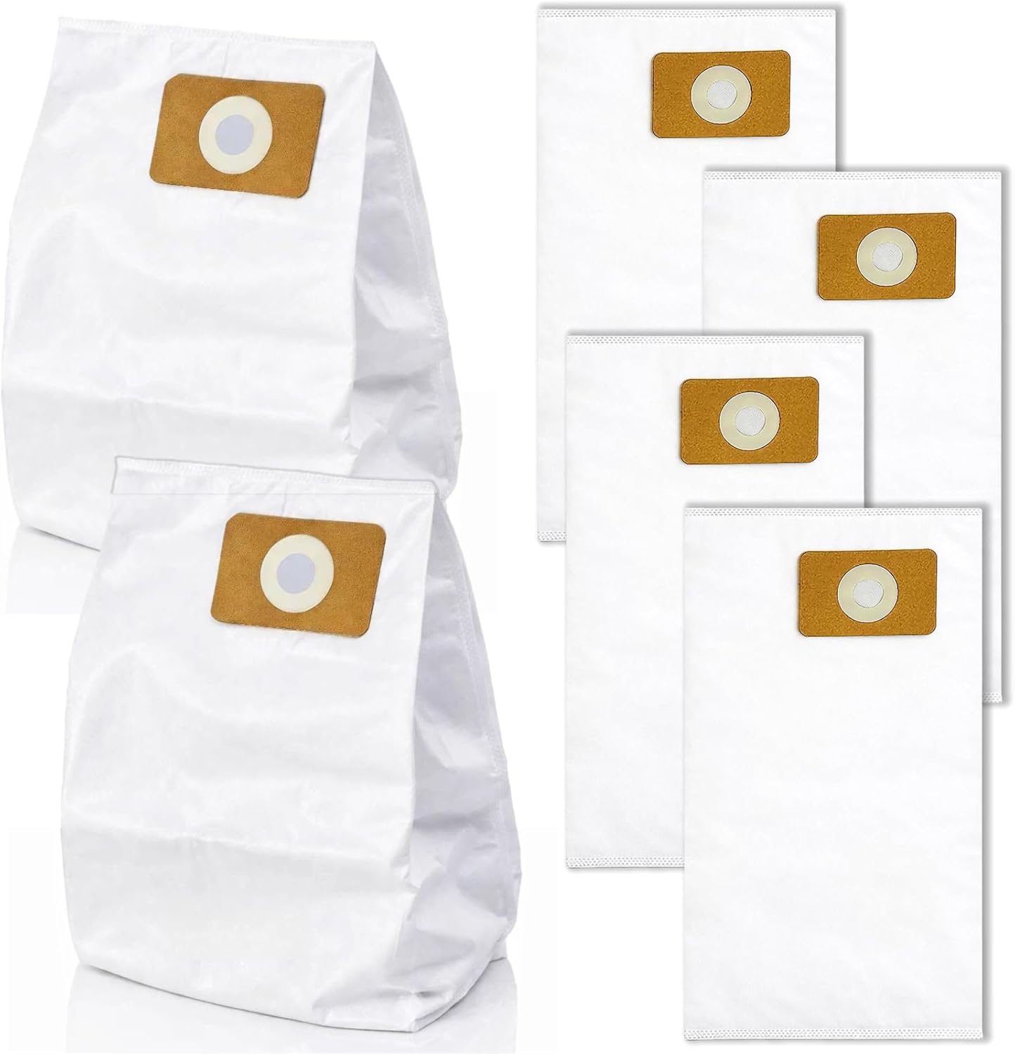 6 Pack HEPA Replacement Bags for OVO & Nadair Central Vacuum, 12.5L /3.2 Gallon Disposable Central Vacuum Bags for 4.75 to 6.6 Gal Canister Size - Triple Layer Filtration & Leak - Proof Design