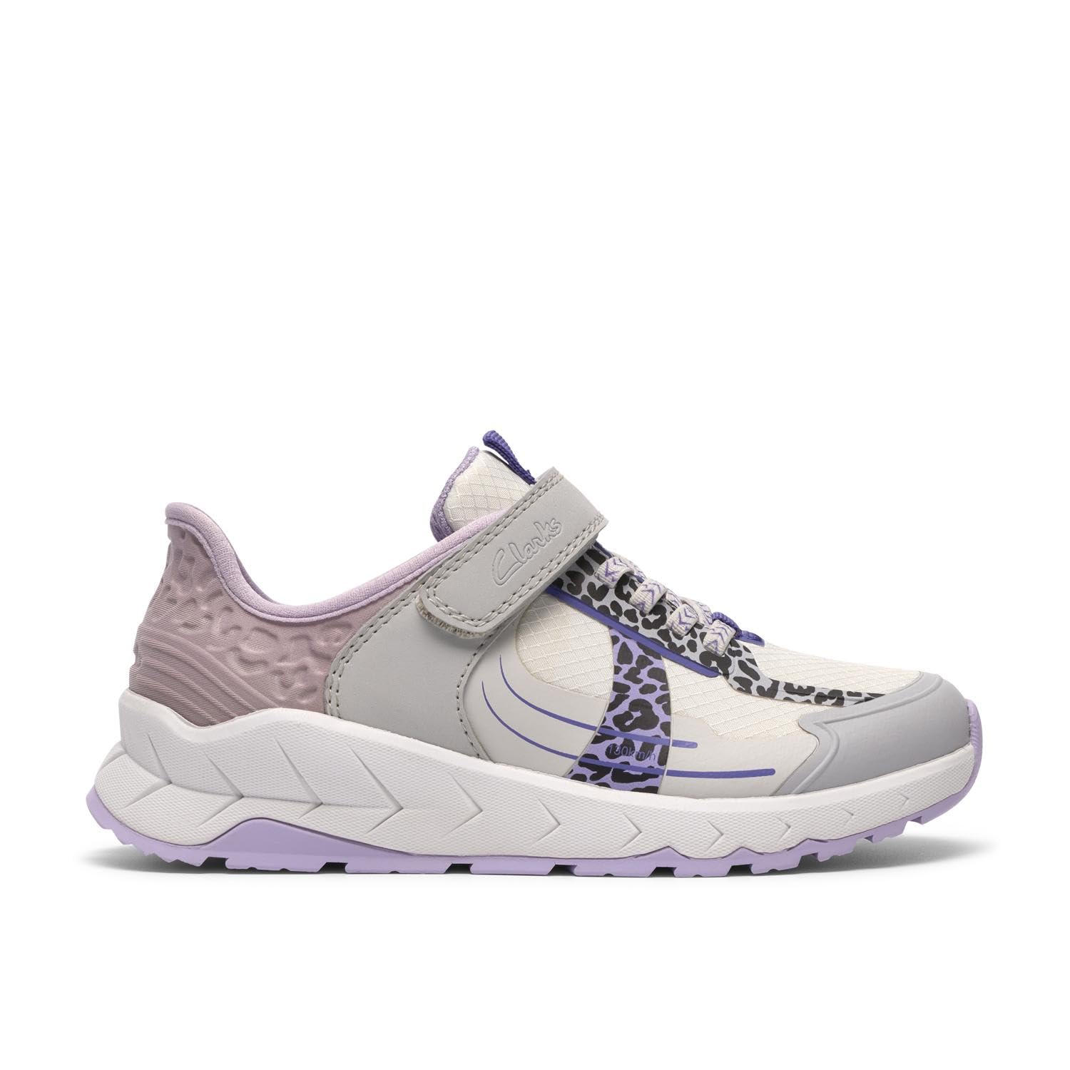 Clarks Selva Lane K. Childrens Lilac Combi, 12.5