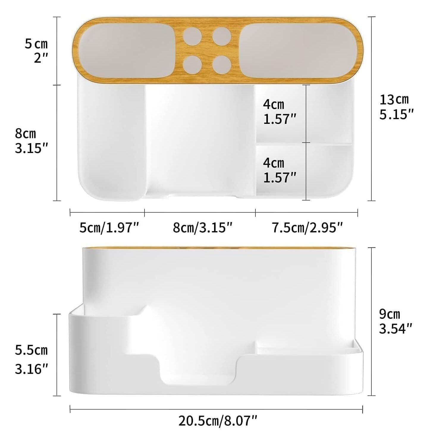 Organizzatore Scrivania Portaoggetti da Scrivania Tavolo Studio Multifunzionale Accessori per L'home Office Ufficio