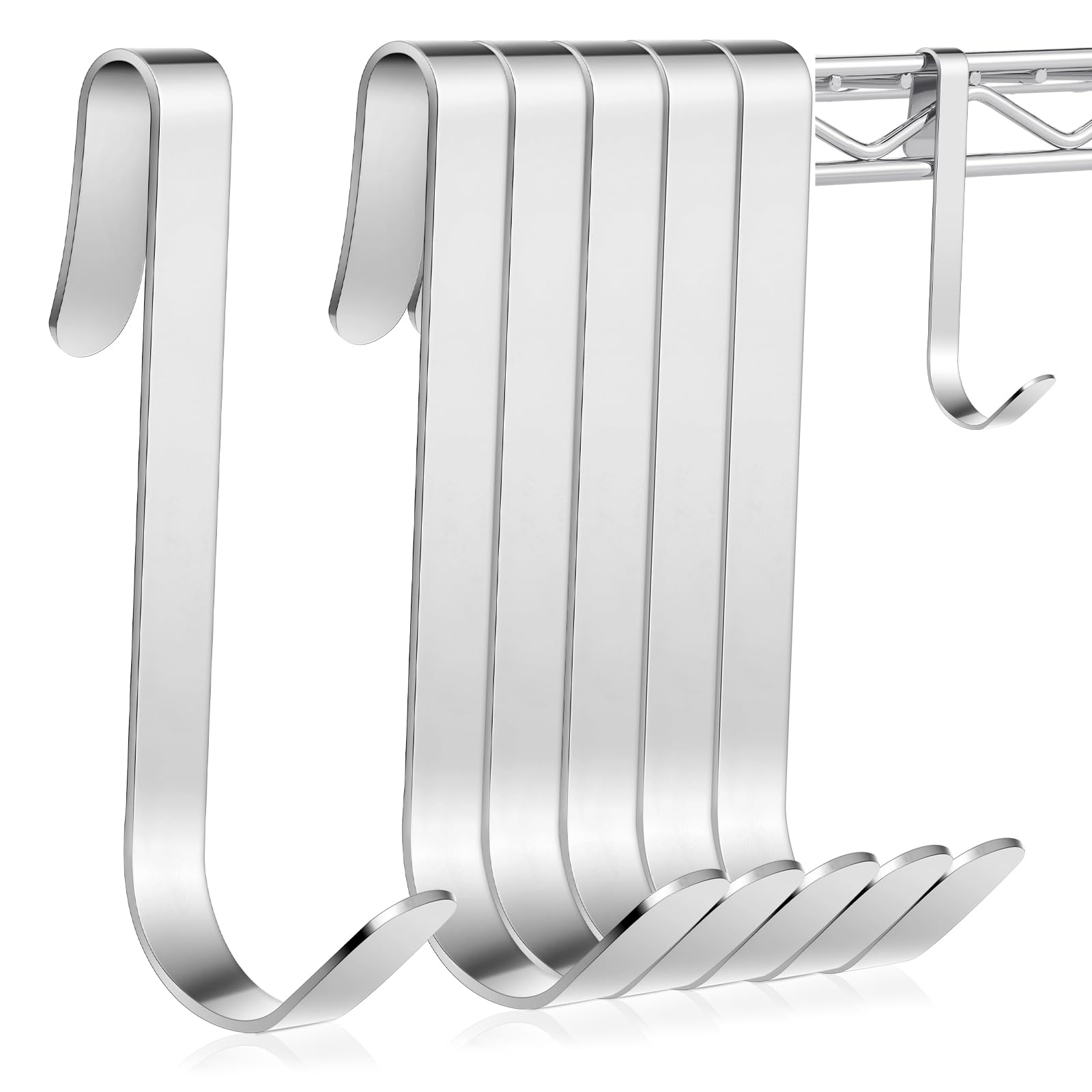 Yaocom J Hooks - Heavy Duty Wire Shelf Organizers -1