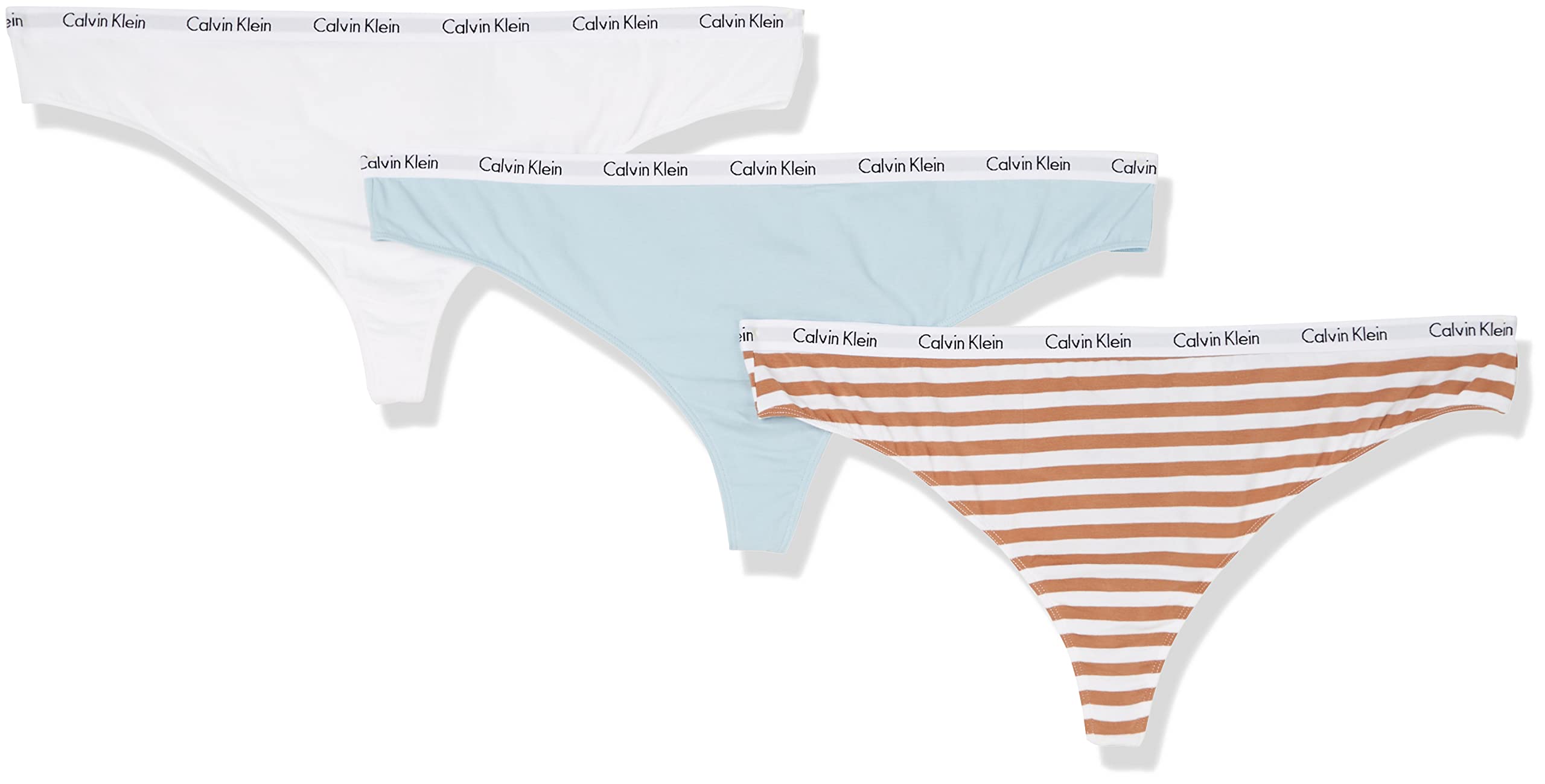 Calvin Klein Thong 3Pk (Ff)