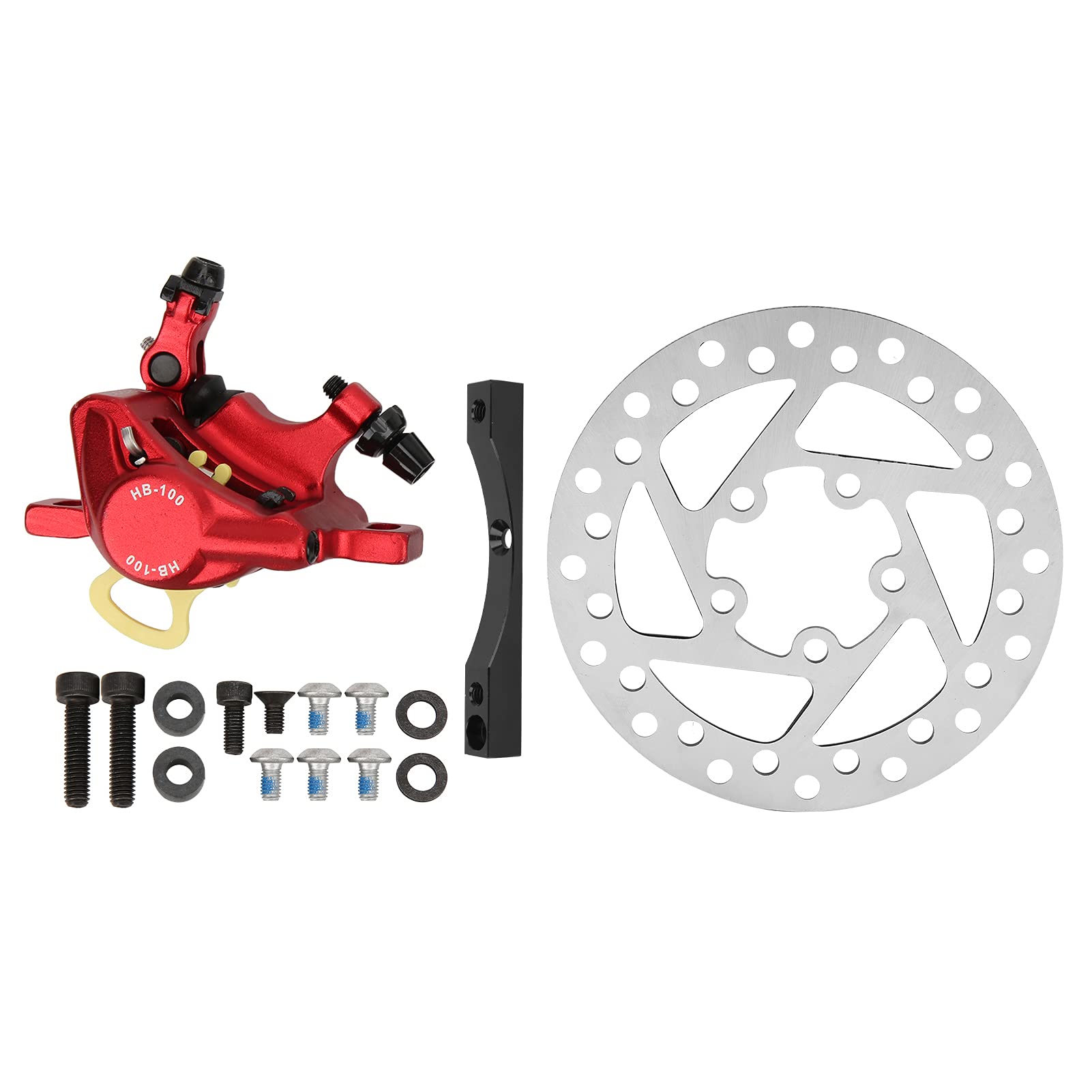 Ensemble de Frein à Disque Hydraulique à Longue Durée pour le Scooter électrique M365 avec Rotor de 120 Mm, Maximiser les Performances Freinage, Conception la Dislocation Avant et Arrière, Adaptée