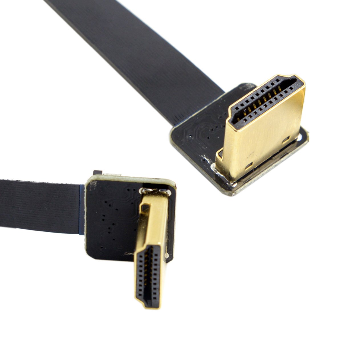 Xiwai Cyfpv Mini Connecteur Mâle Hdmi Type C Coudé Vers Le Bas À 90